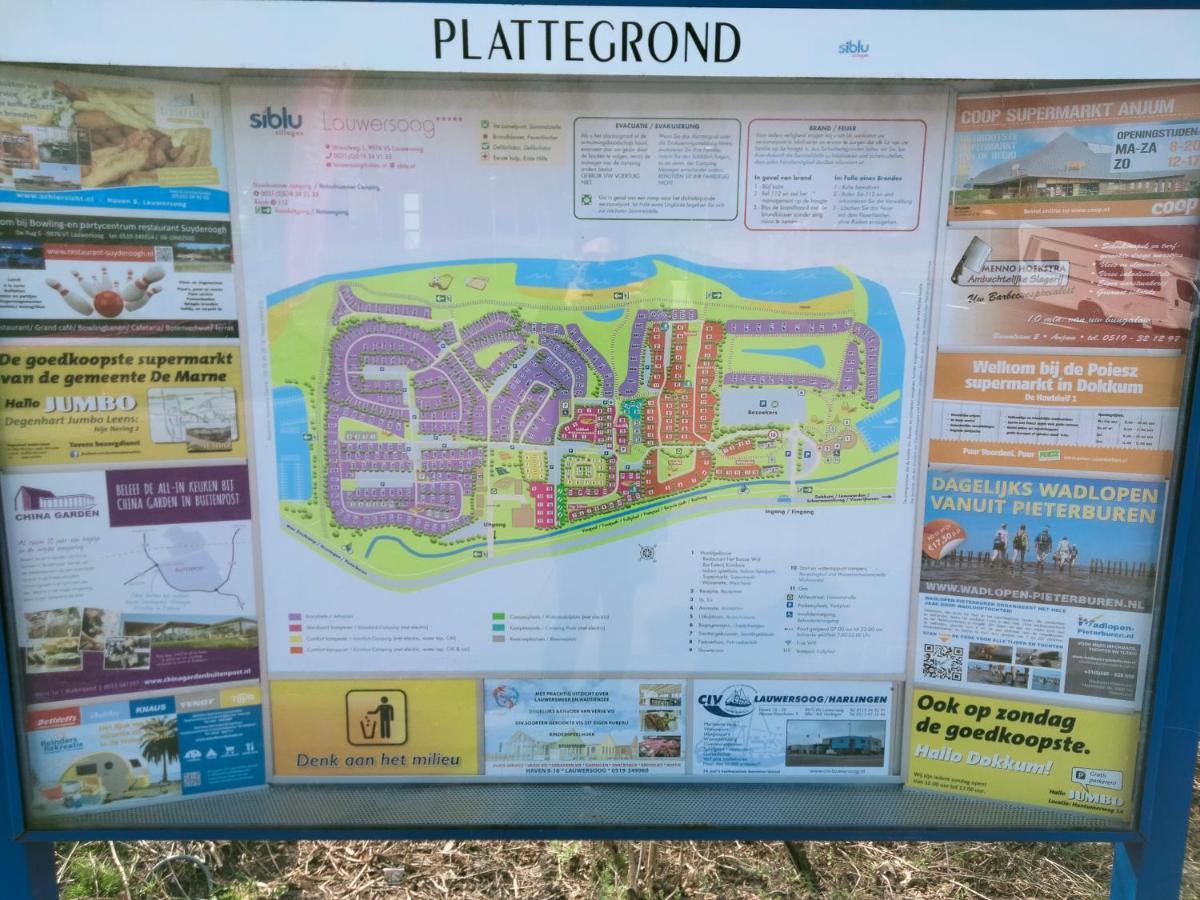 Bj Chalets - De Rug 3 - Vakantiepark Lauwersoog - Luxe Chalet Met Vaatwasser En Inloopkast! Vroege Incheck! Met Airco! Exterior foto